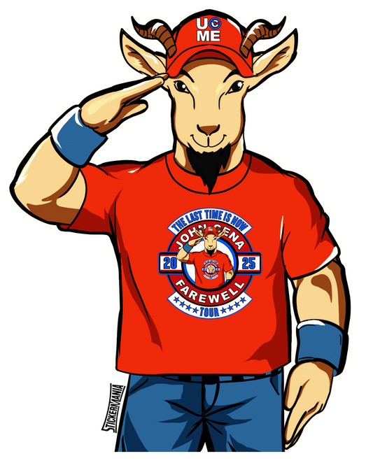 G.O.A.T Cena Sticker